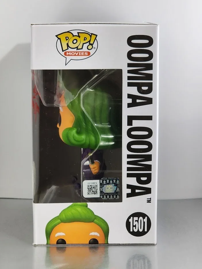 Rusty Goffe — Rusty Goffe Signed Funko Pop Oompa Loompa Willy Wonka & The Chocolate Factory, изображение 2