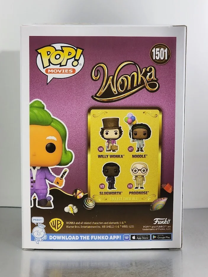 Rusty Goffe — Rusty Goffe Signed Funko Pop Oompa Loompa Willy Wonka & The Chocolate Factory, изображение 3