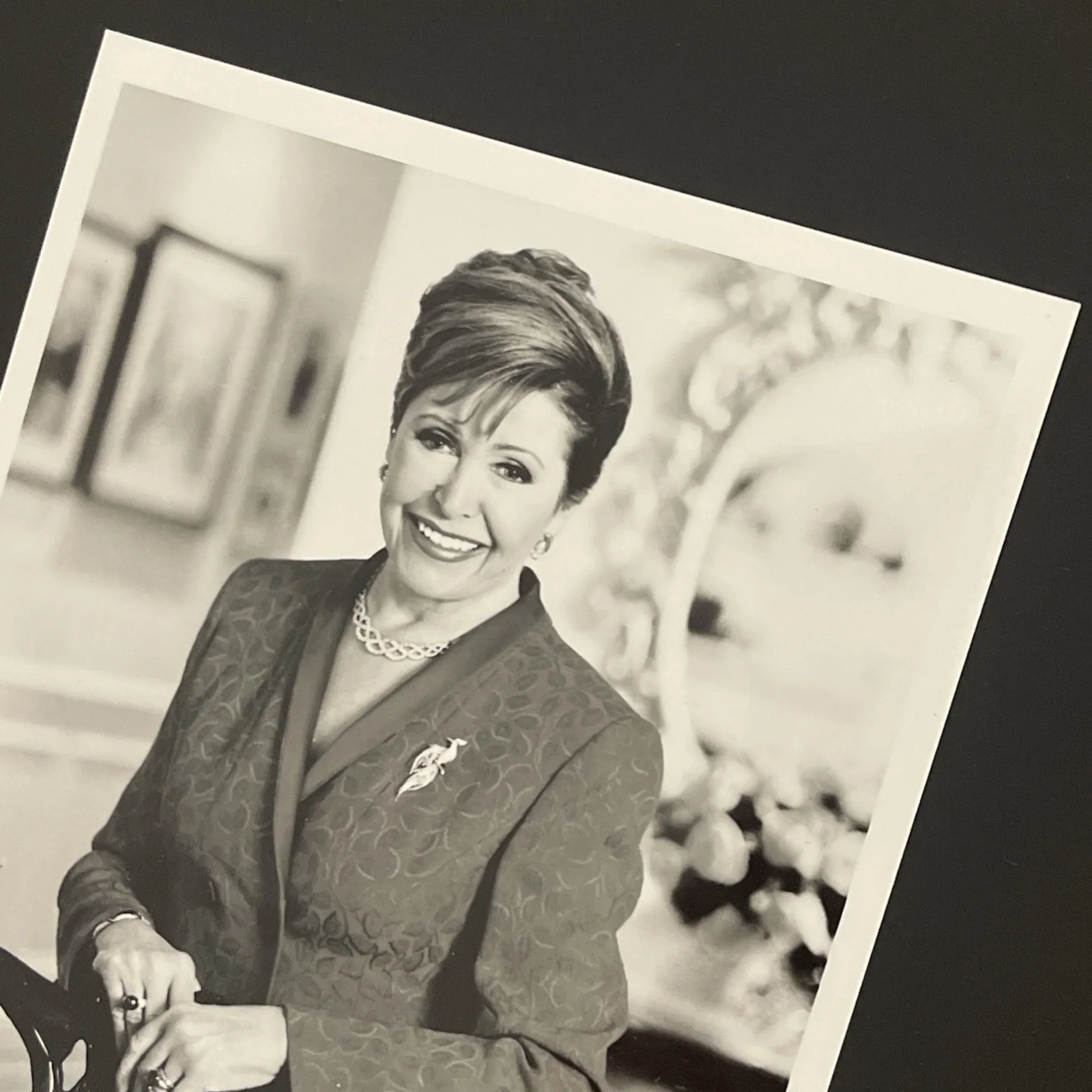 MARY HIGGINS CLARK Famous Author: Signed Original Celebrity Photo 5 x 7” / KSK, image 3