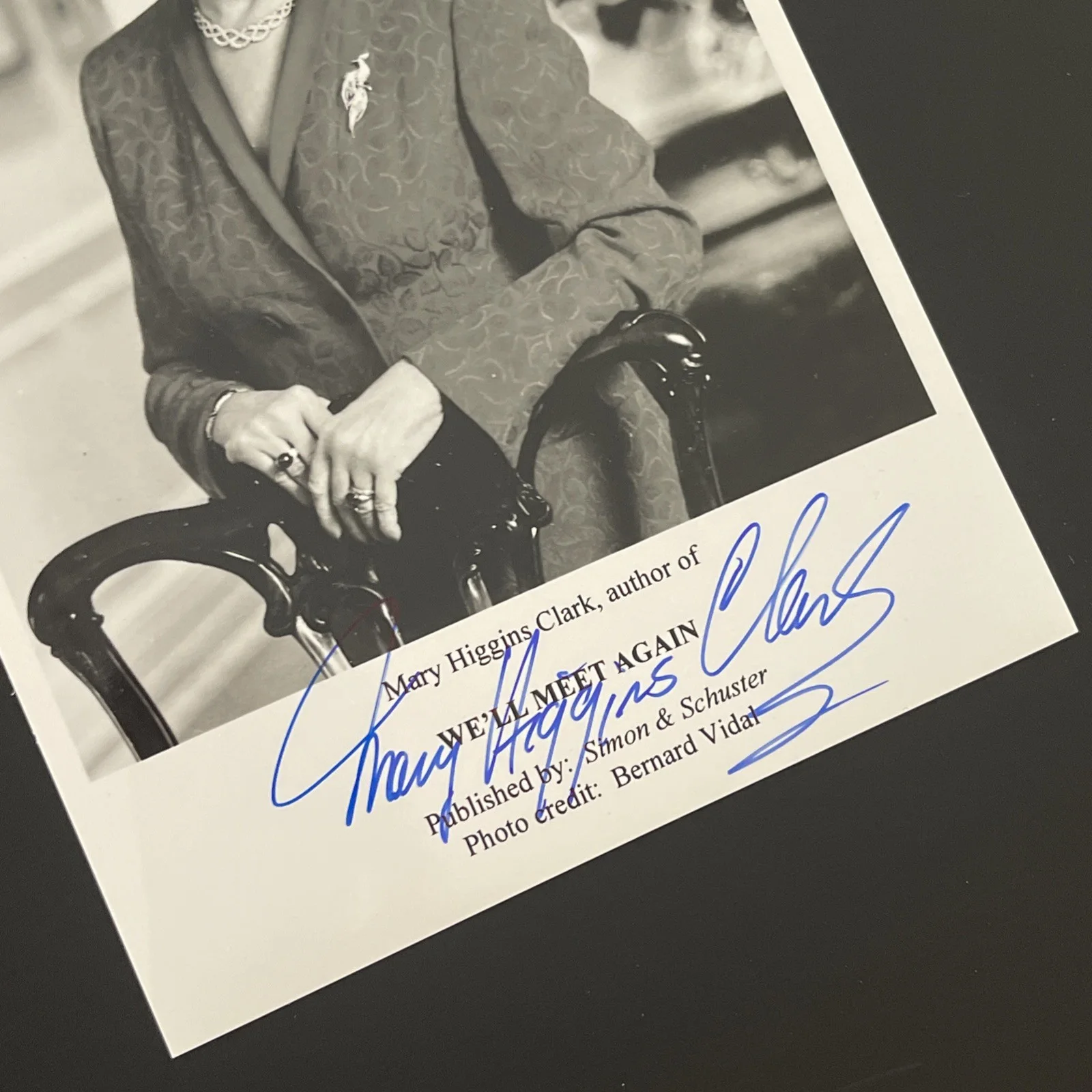 MARY HIGGINS CLARK Famous Author: Signed Original Celebrity Photo 5 x 7” / KSK, image 4