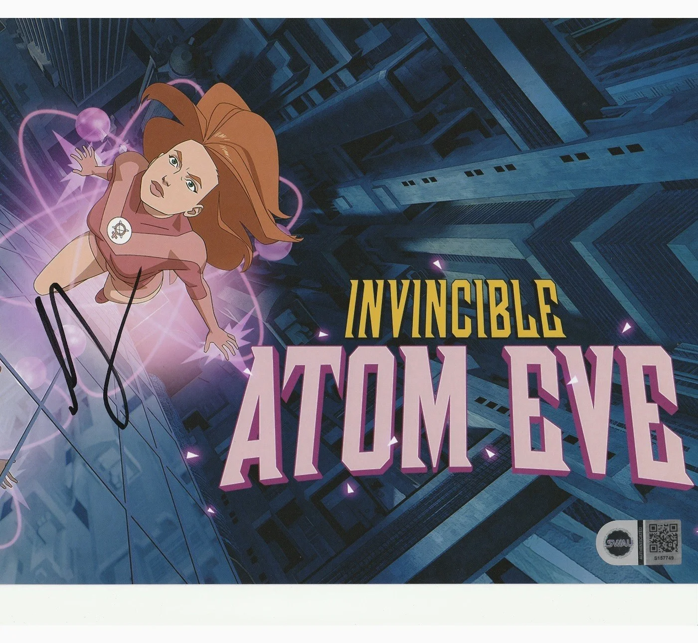 Gillian Jacobs — Gillian Jacobs signed photo Invincible signed 8x10 SWAU HOLO EVE 2