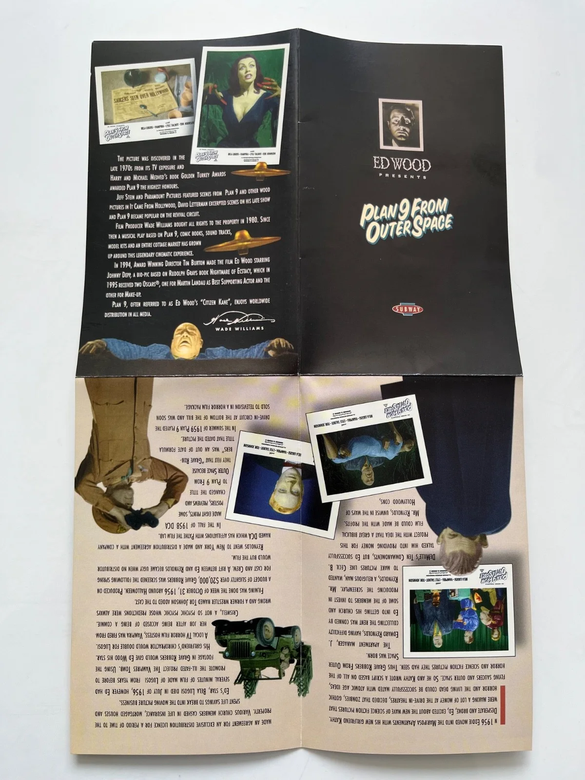 PLAN 9 FROM OUTER SPACE BOOKLET POSTER, image 2
