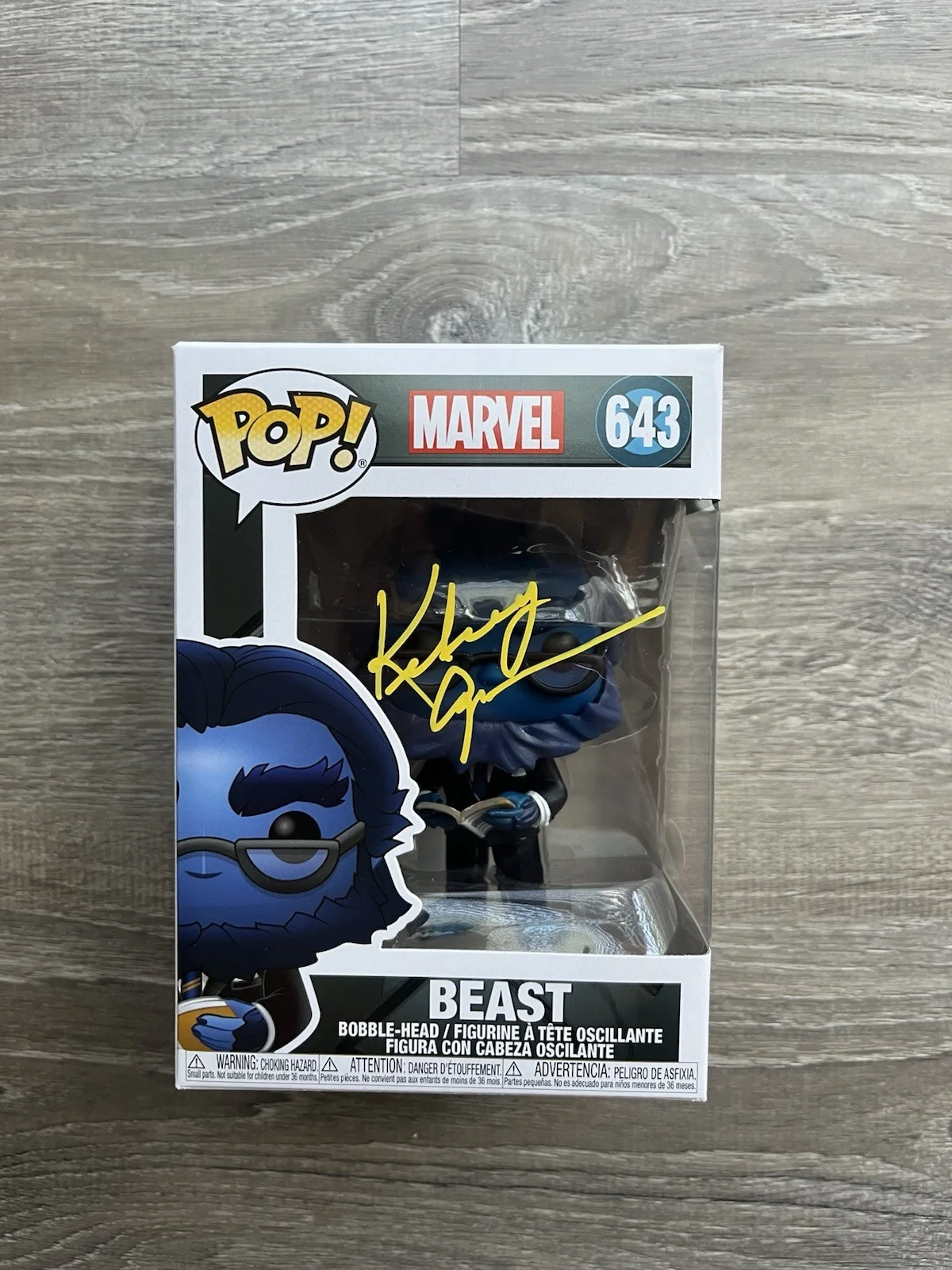 Kelsey Grammer — Kelsey Grammer Signed Beast Funko Pop JSA COA #643 X-Men Marvel, image 2