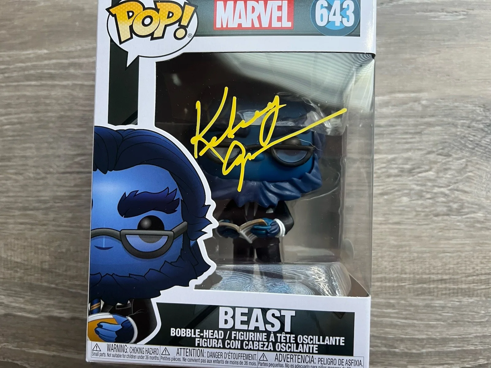 Kelsey Grammer — Kelsey Grammer Signed Beast Funko Pop JSA COA #643 X-Men Marvel, image 4