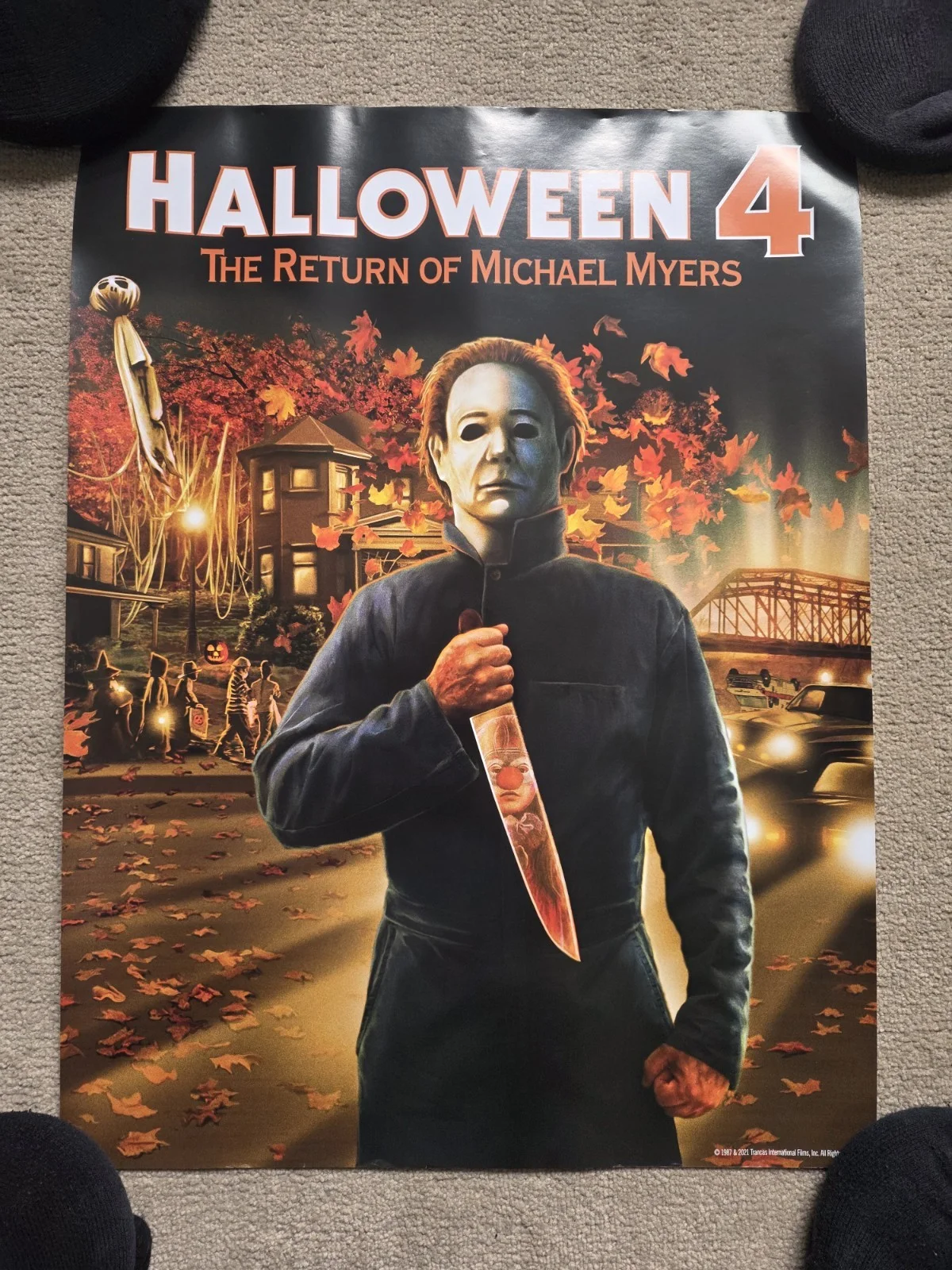 Halloween 1-5 Shout Factory Exclusive Posters 18x24” Scream Movie Michael Myers, изображение 4