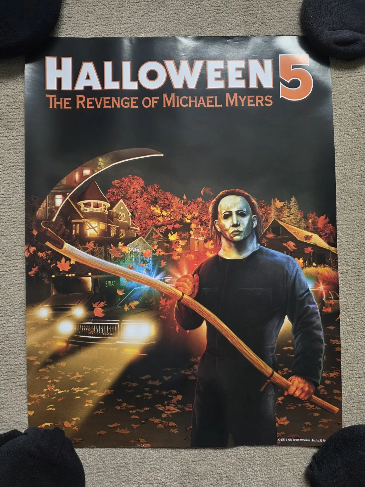 Halloween 1-5 Shout Factory Exclusive Posters 18x24” Scream Movie Michael Myers, изображение 5