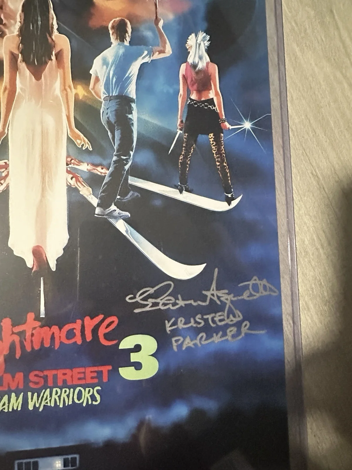 A Nightmare On Elm Street Part 3 Patricia Arquette Autographed 11x17 Signed, image 2