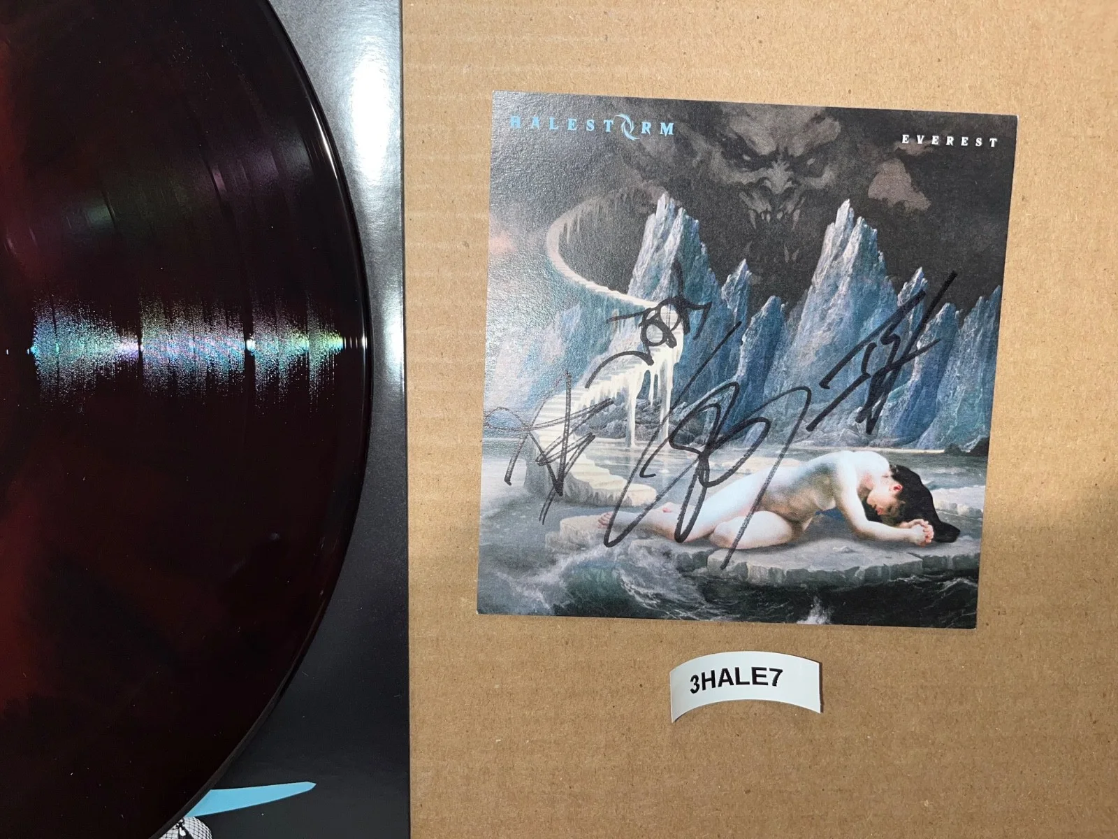 Halestorm Signed Autographed Vinyl Record LP Everest, image 5
