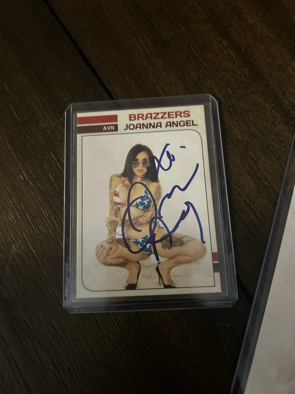 Joanna Angel Autographed photo & cards Signed Beckett Authenticated adult star, изображение 2