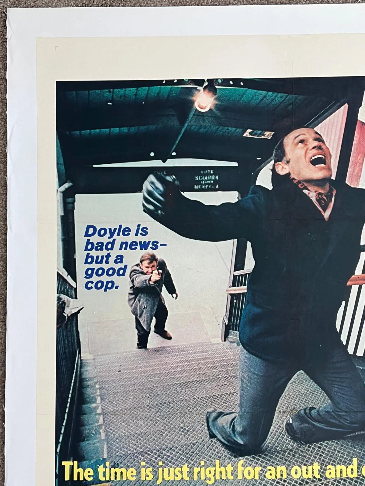 The French Connection Original US 1 Sheet LINEN BACKED 1971 Film Poster, изображение 4