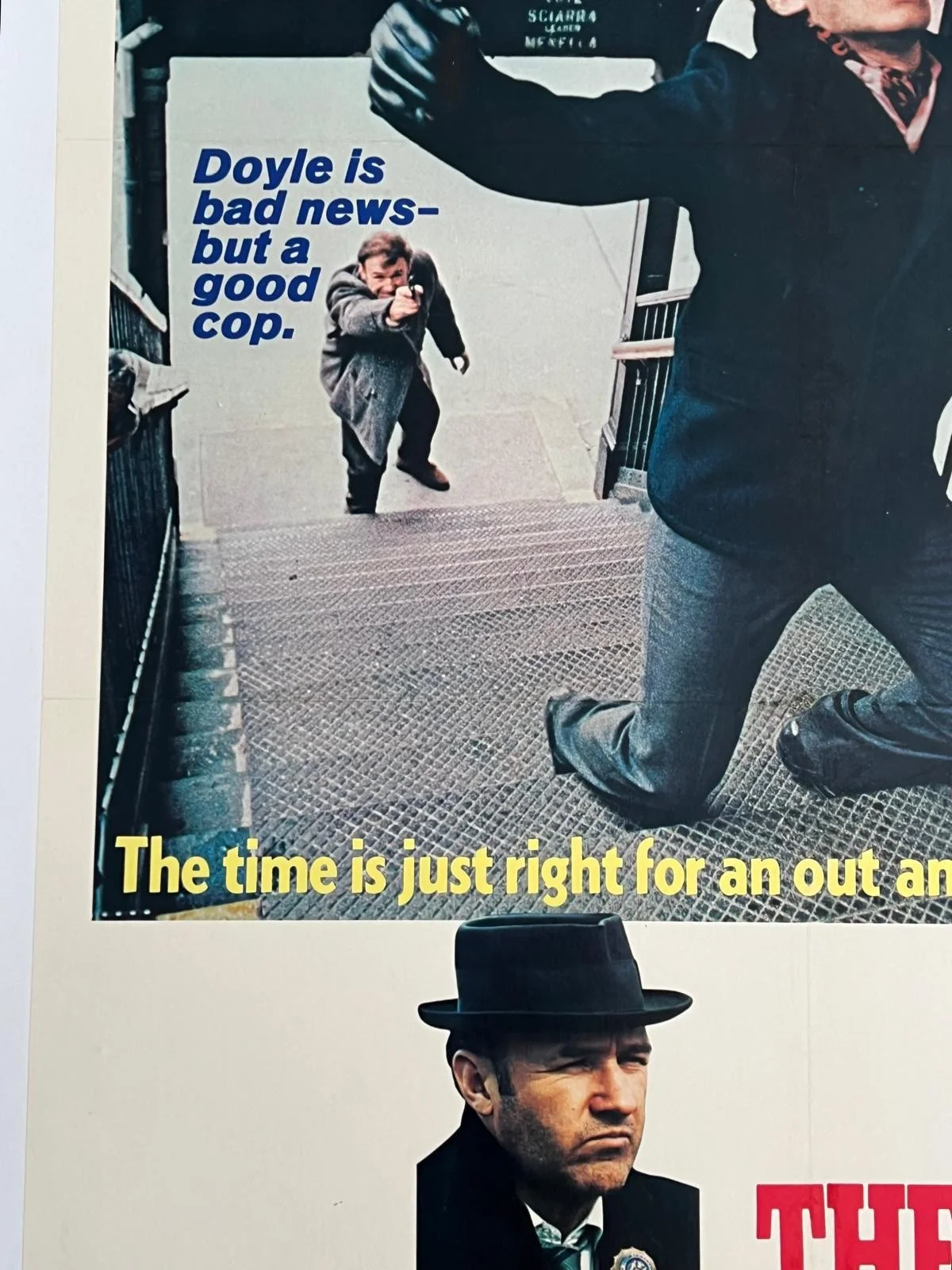 The French Connection Original US 1 Sheet LINEN BACKED 1971 Film Poster, изображение 5