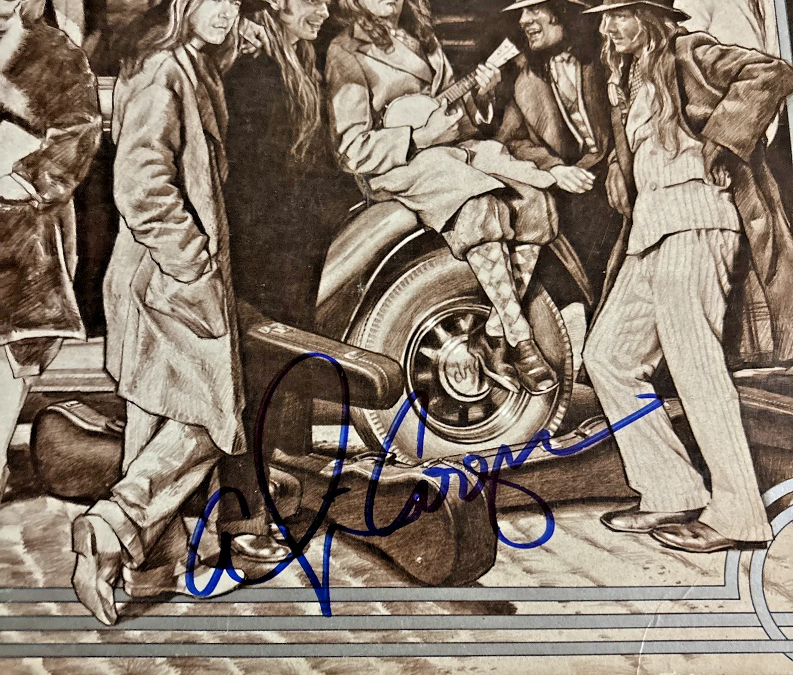 Alice Cooper Signed Autograph Album Record Vinyl Greatest Hits Beckett Witnessed, изображение 2