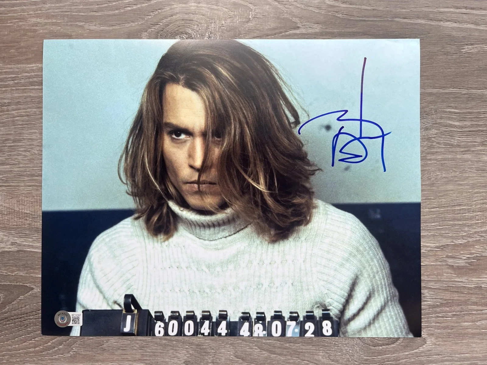 Johnny Depp — Johnny Depp Signed Blow 11x14 Photo Beckett COA George Jung, изображение 2