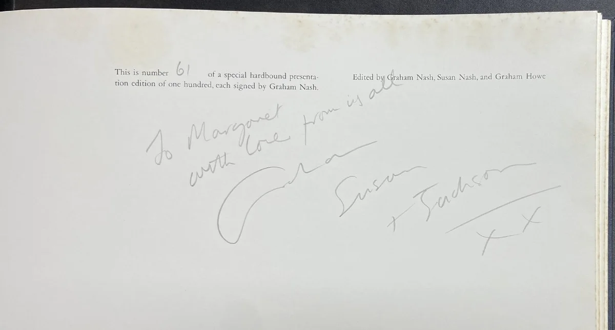 GRAHAM NASH Autographed Signed 1978 Collection Ltd. Ed. Book Of Photos CSN CSNY, изображение 2