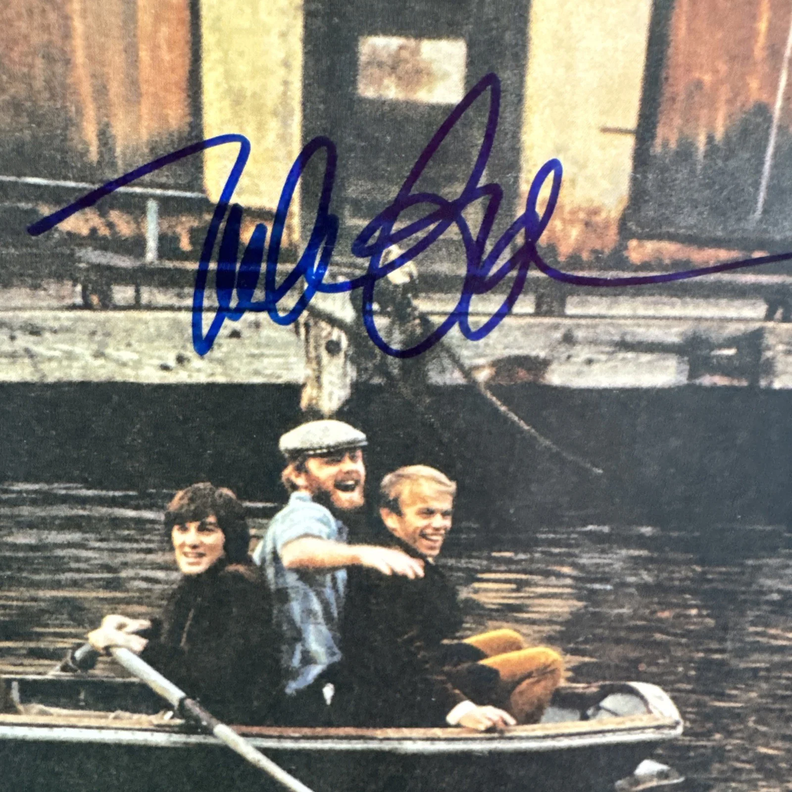 THE BEACH BOYS SMiLE Signed Brian Wilson Mike Love Al Jardine Blondie Lp Insert, изображение 3