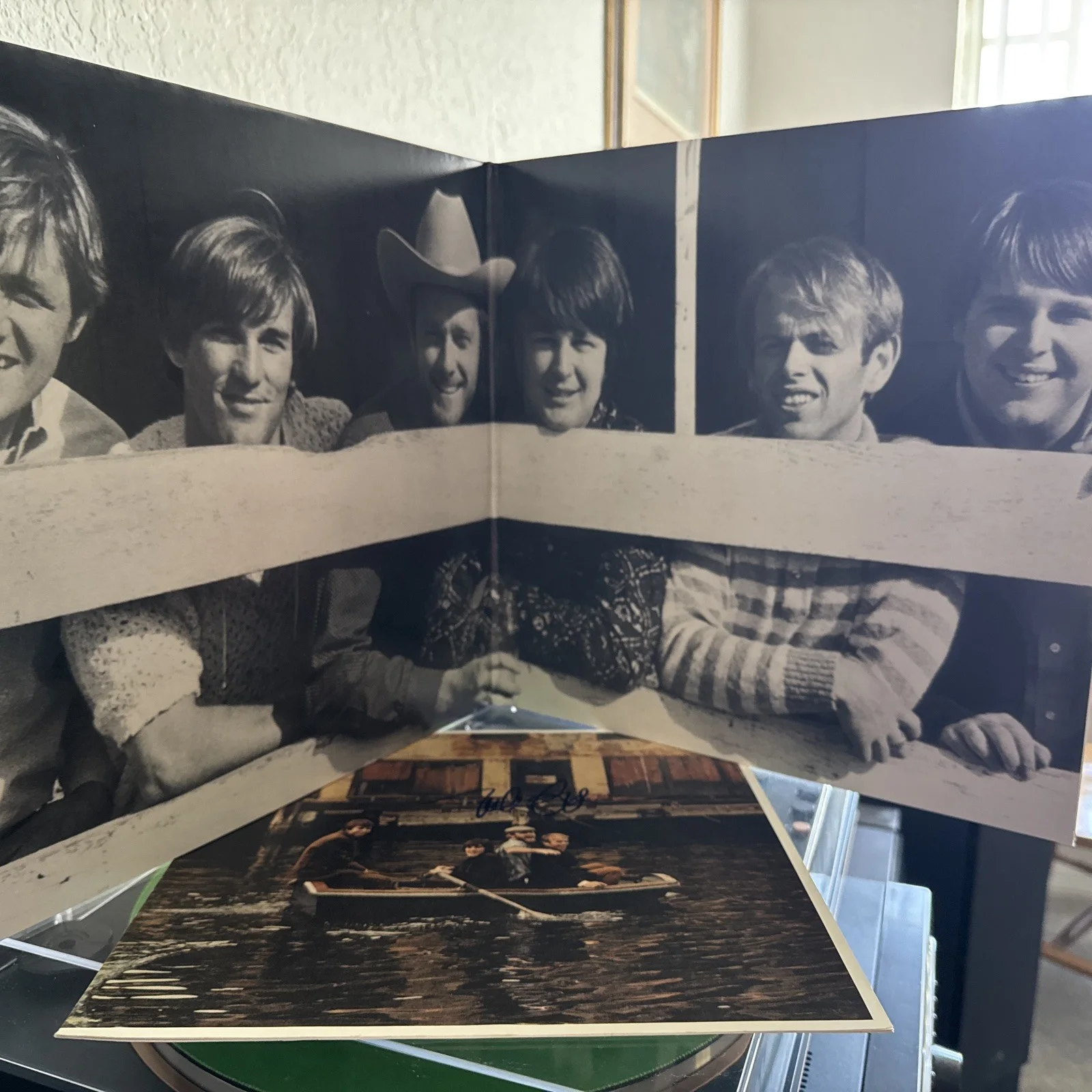 THE BEACH BOYS SMiLE Signed Brian Wilson Mike Love Al Jardine Blondie Lp Insert, изображение 5
