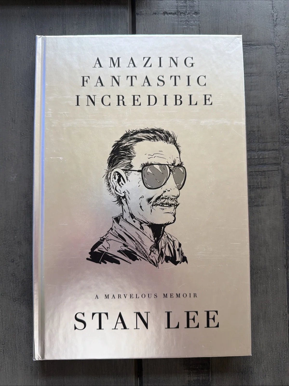 Stan Lee — Amazing Fantastic Incredible Marvelous AUTOGRAPHED By Stan Lee (Signed Copy), image 3