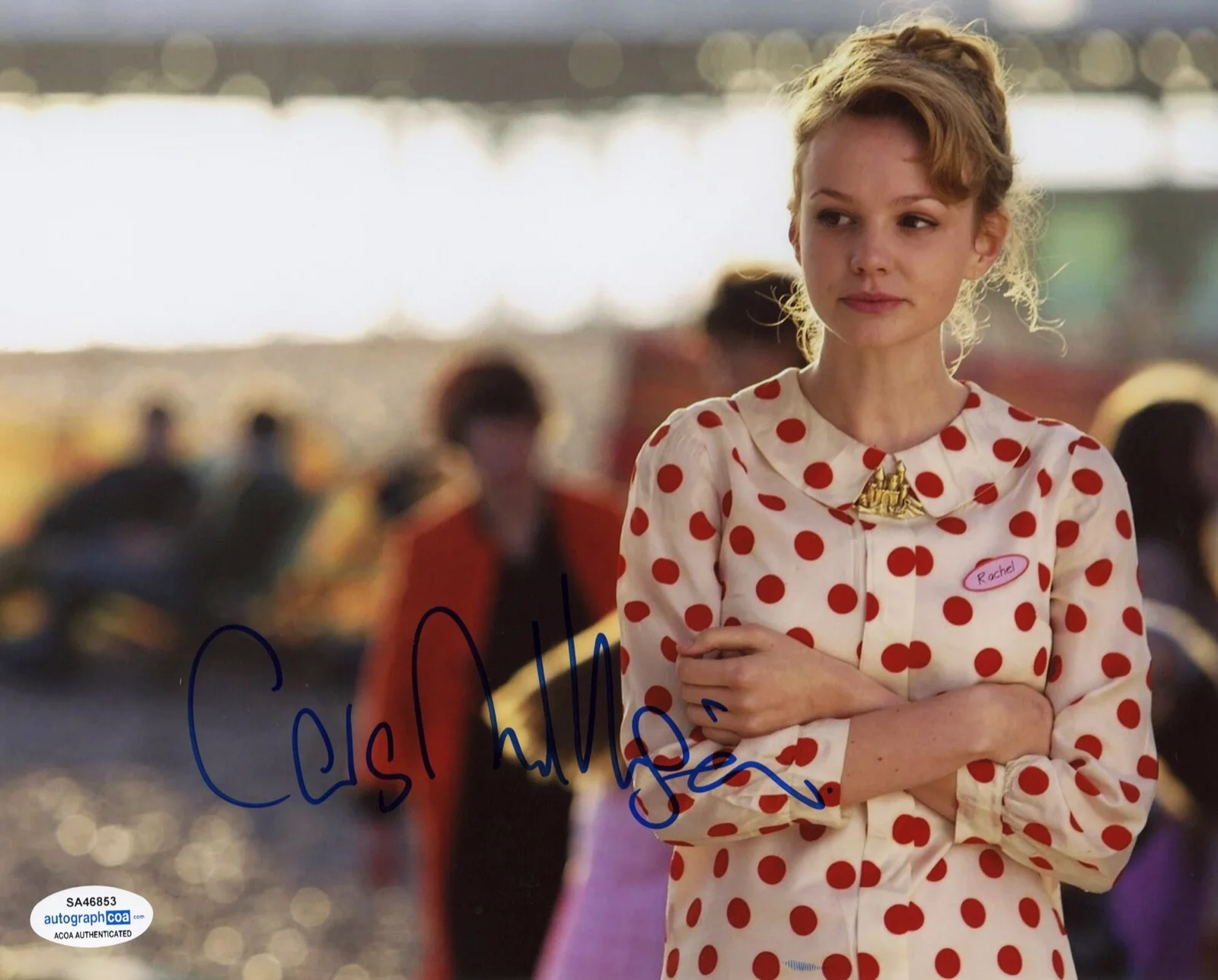 CAREY MULLIGAN — Carey Mulligan signed Autograph 8x10 Photo BEEF c DRIVE Full Signature ACOA COA, изображение 3