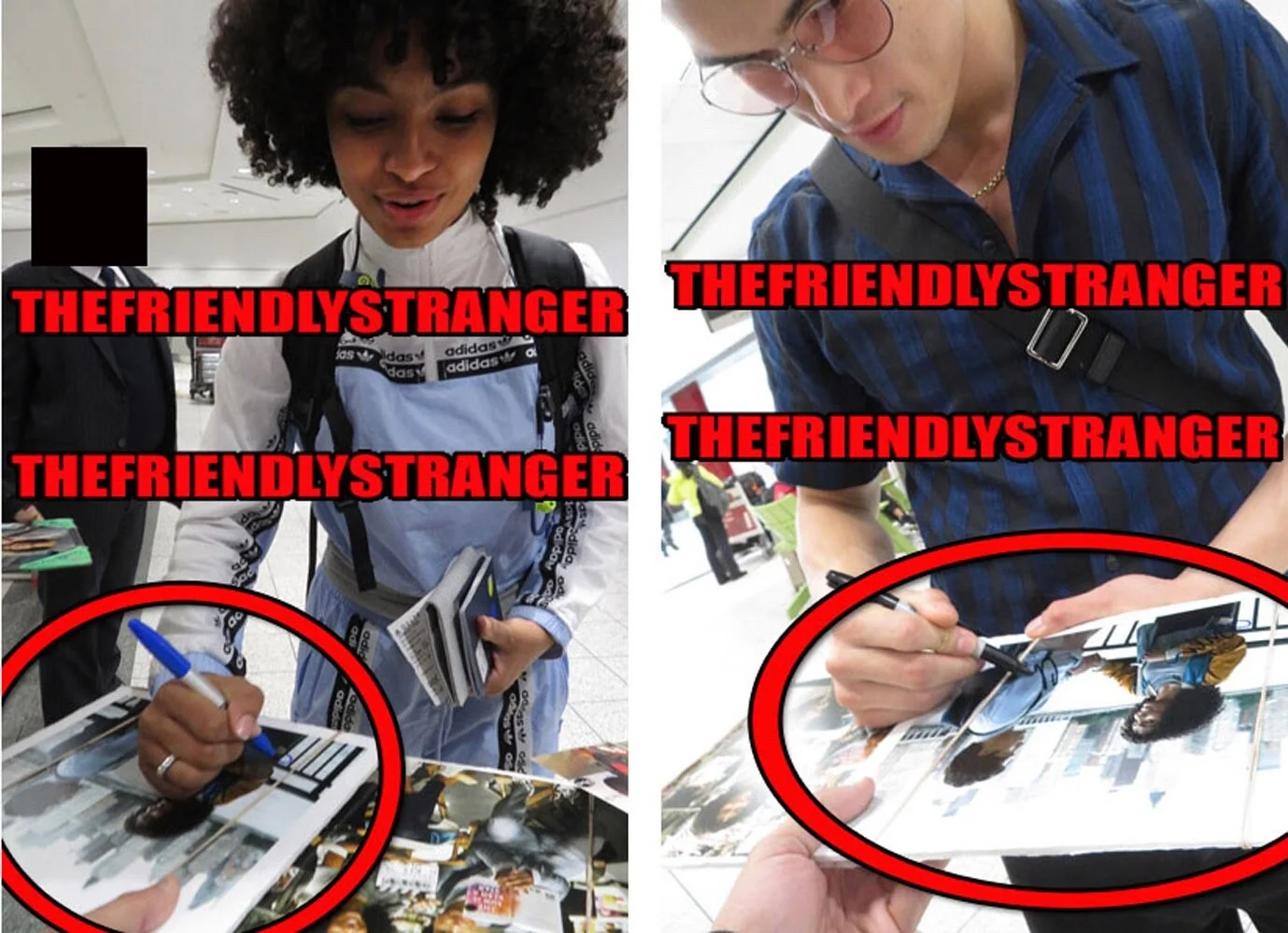 CHARLES MELTON, YARA SHAHIDI — Charles Melton & Yara Shahidi signed "THE SUN IS ALSO A STAR" 8x10 Photo b ACOA, image 3