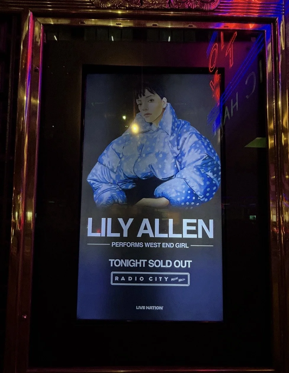LILY ALLEN SIGNED WEST END GIRL TOUR BOOK PROGRAM RADIO CITY 4/14/26 NY +PIC, изображение 3