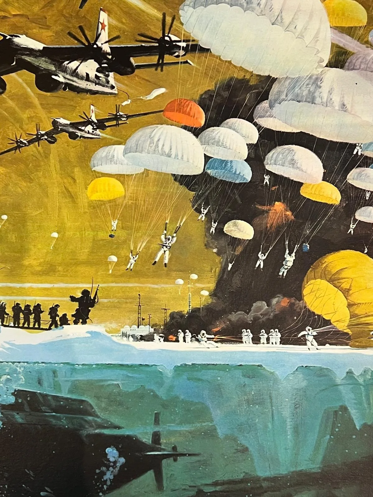 Ice Station Zebra Original UK British Quad LINEN BACKED Film Poster w/Cert RARE, изображение 4