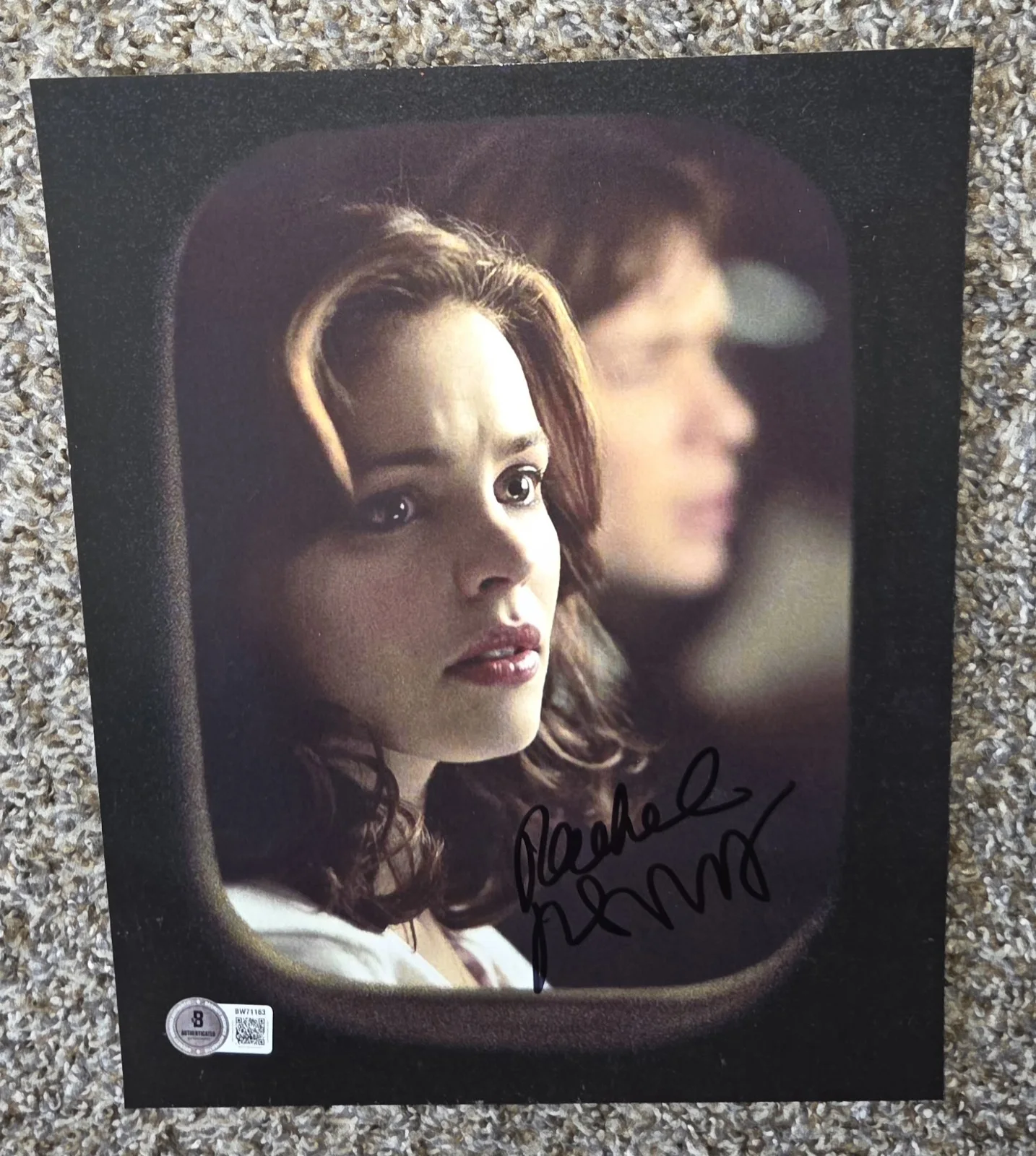 RACHEL MCADAMS - 8x10 Signed Autograph Auto Photo "Red Eye" Notebook Beckett BAS, изображение 2