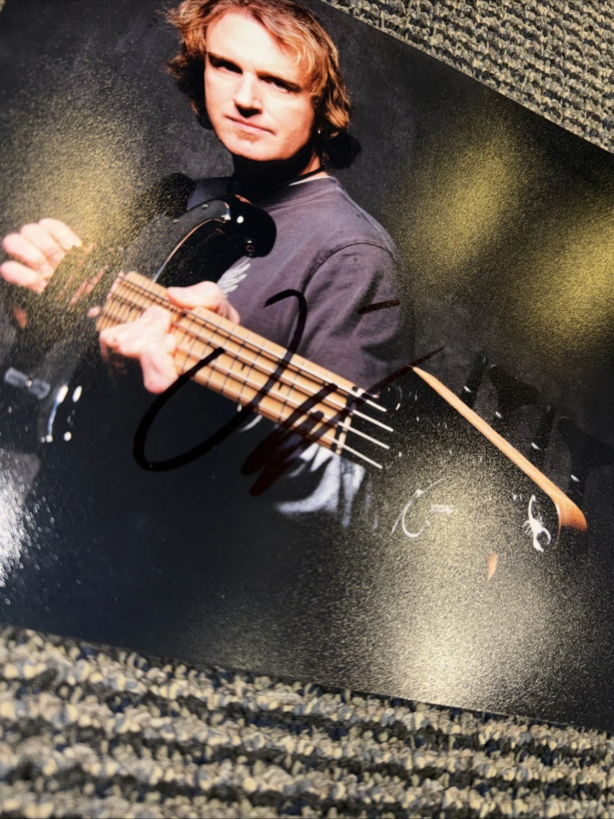 David Ellefson Signed Autographed 8x10 Photo Megadeth Guitarist W/ COA, изображение 2