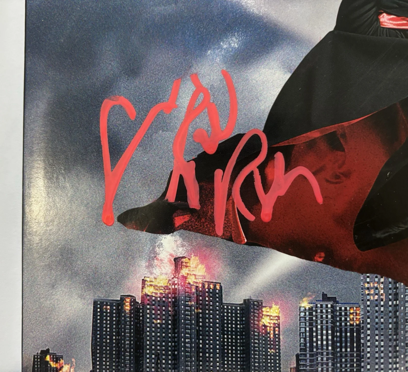 Rev Run Autographed/Signed Distortion Vinyl RUN DMC RARE LOOK!, image 3