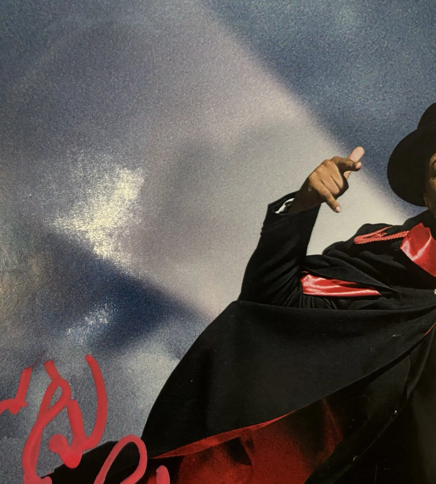 Rev Run Autographed/Signed Distortion Vinyl RUN DMC RARE LOOK!, image 4