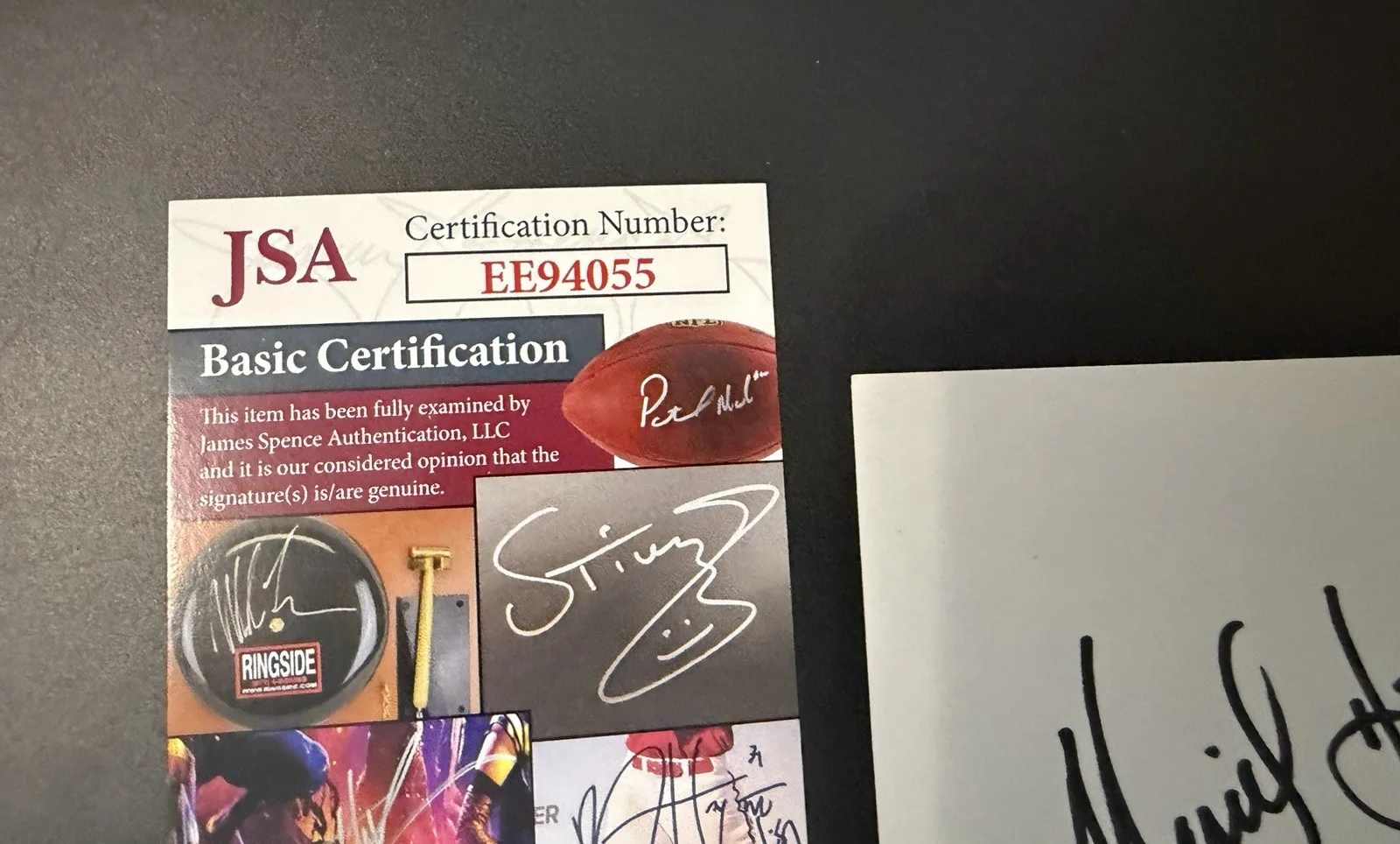 Mariel Hemingway Signed Autograph Cut Card JSA Certified EE94055 Manhattan, изображение 3