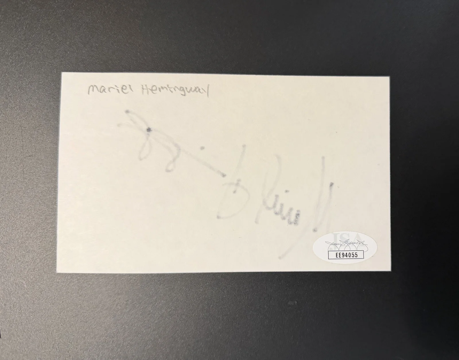 Mariel Hemingway Signed Autograph Cut Card JSA Certified EE94055 Manhattan, изображение 4