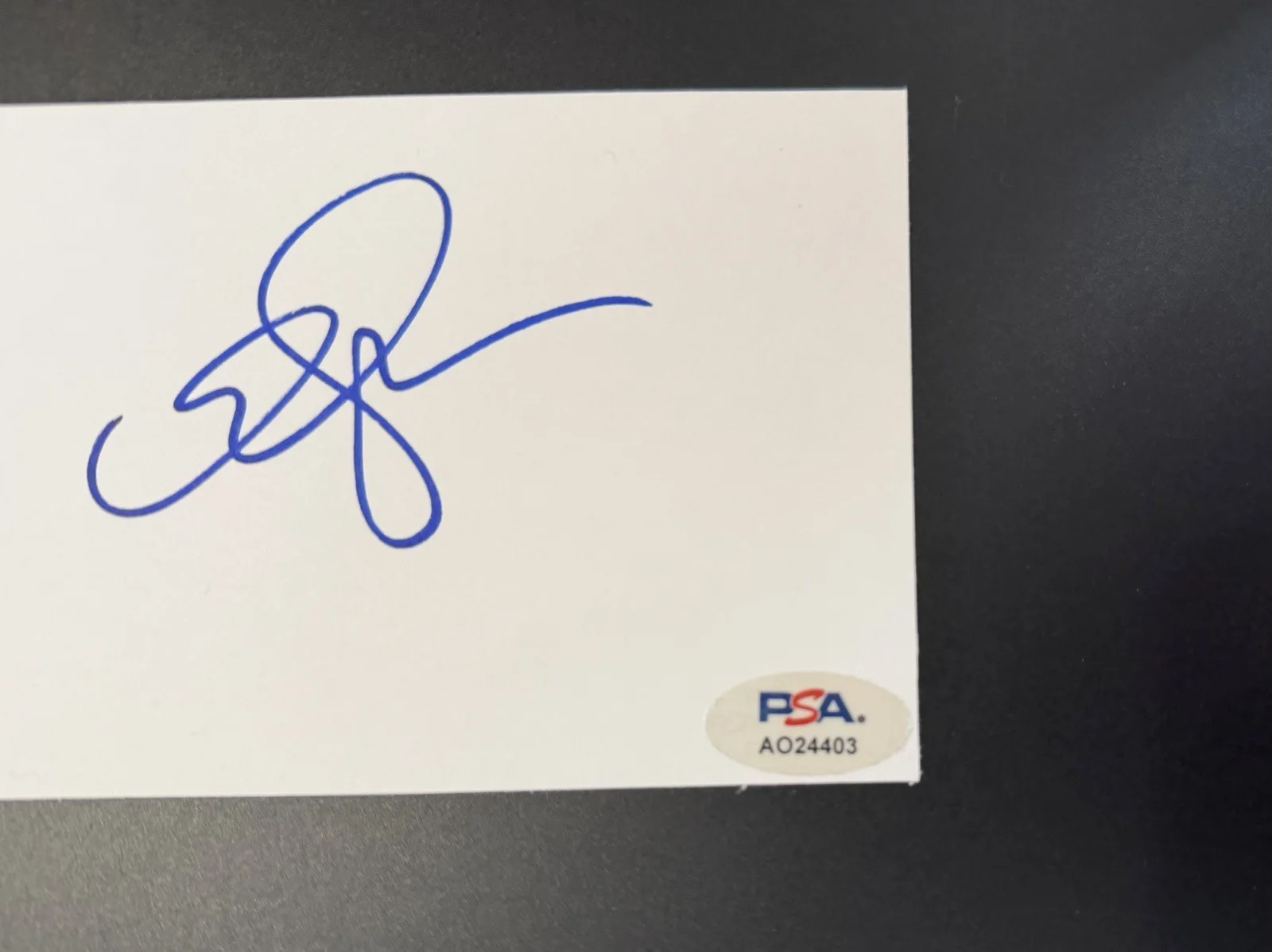Emma Stone Signed Autograph Cut PSA Certified 3x5 Card La La Land JSA, image 2