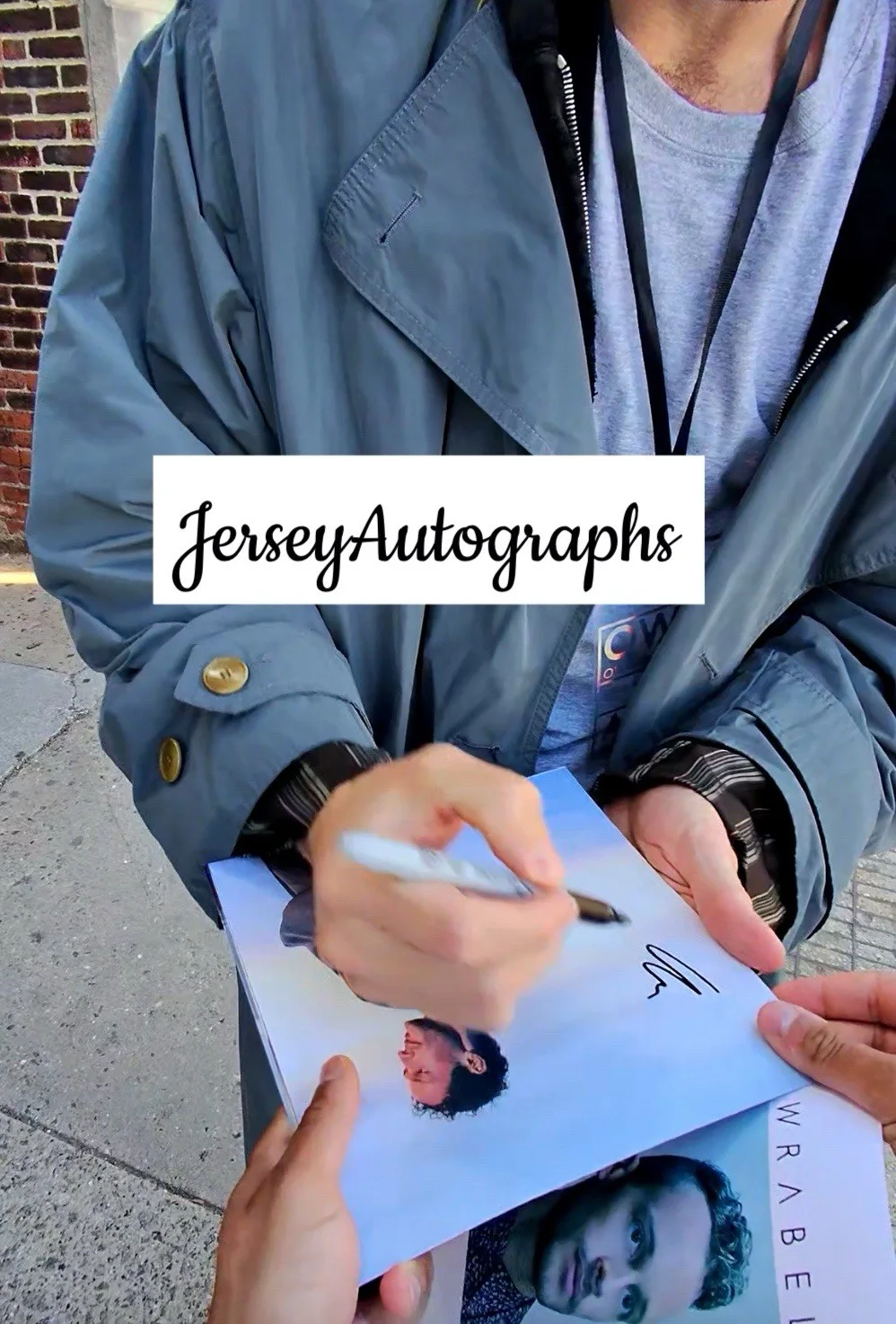 WRABEL Signed these words are all for you 8x8 Album Flat Photo Exact Proof Auto, изображение 2