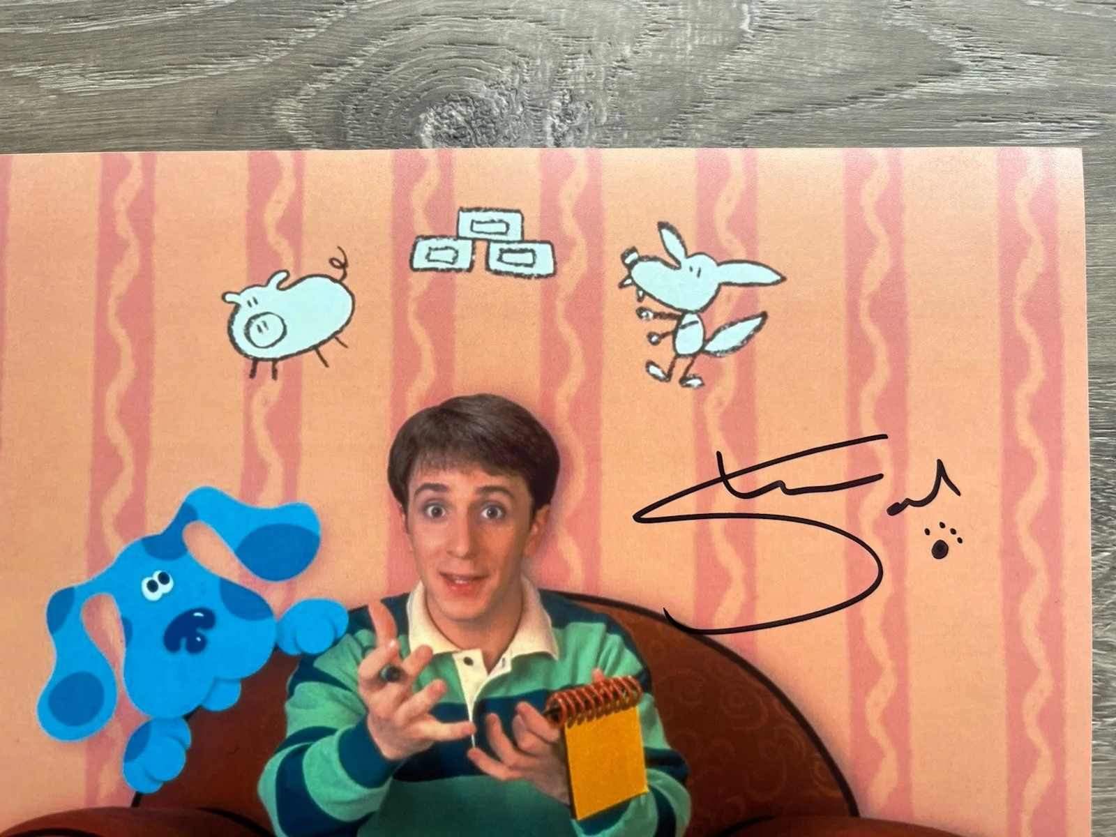 Steve Burns — Steve Burns Signed Blues Clues 8x10 Photo Beckett COA Nickelodeon, изображение 3