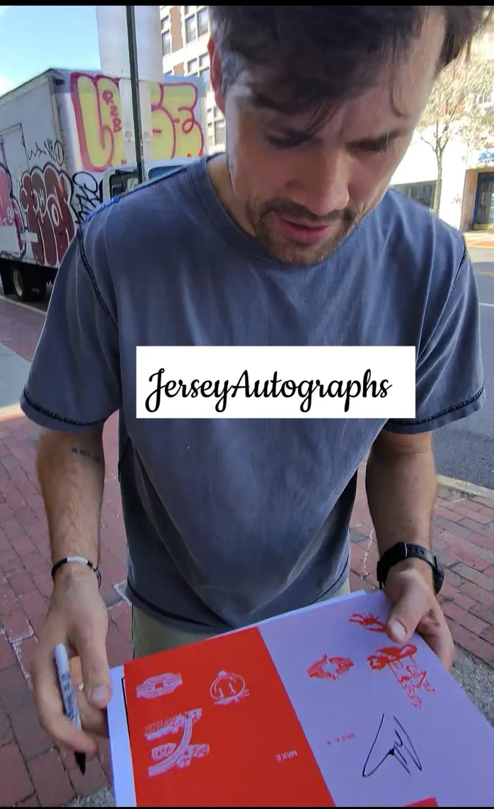 Oh Wonder Band Dual Signed 22 Break Make 12x12 Album Flat Photo Exact Proof Auto, изображение 2