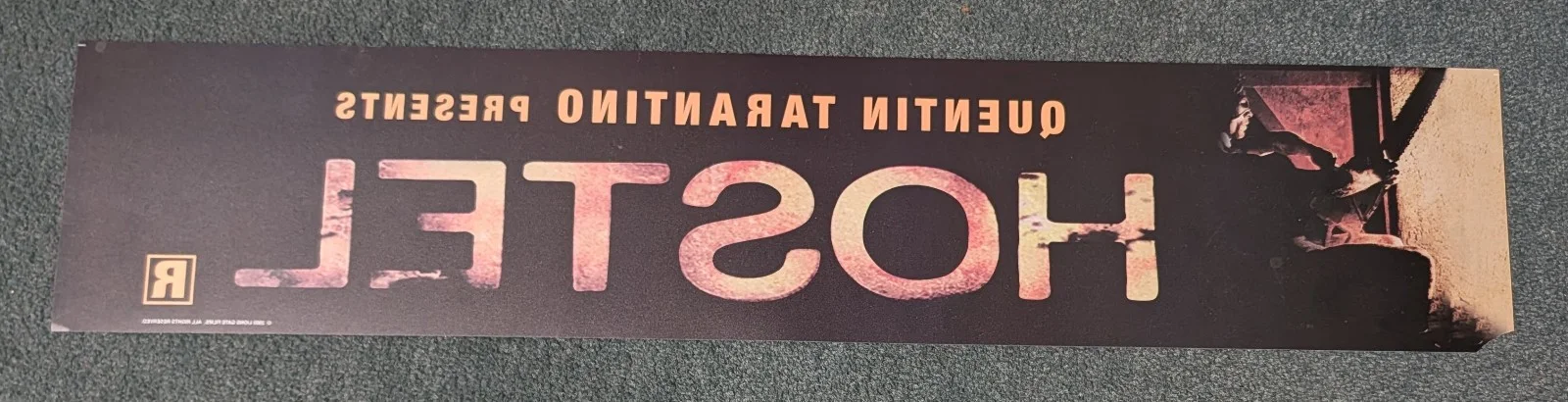 Eli Roth's HOSTEL 2005 ORIGINAL 5x25 MYLAR! QUENTIN TARANTINO HORROR!, изображение 2