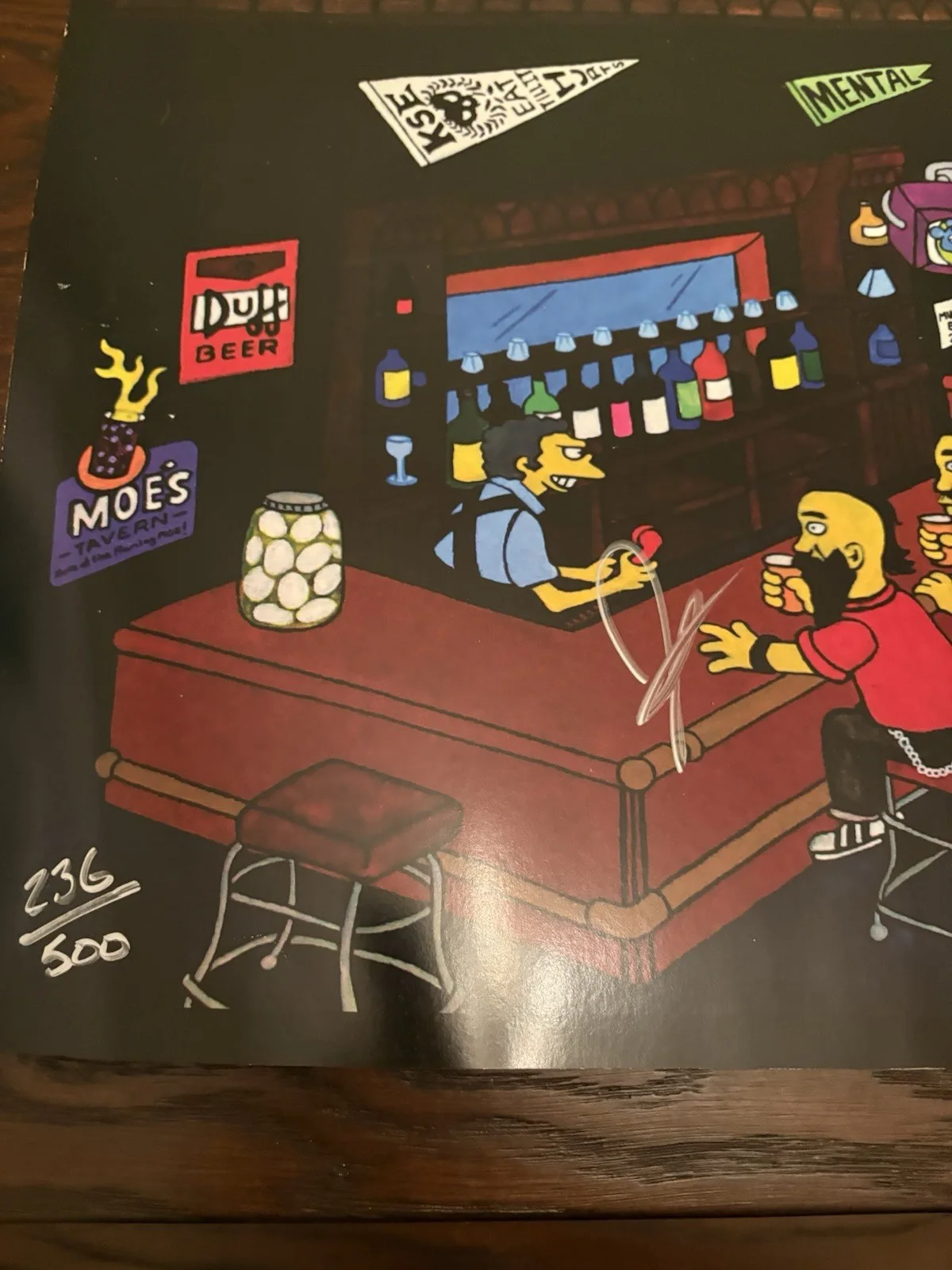 Killswitch Engage Autographed Original Limited Edition Simpsons Poster /500, image 4