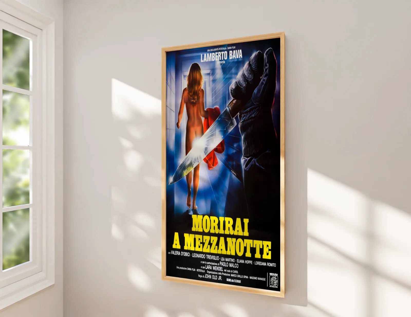 Morirai a Mezzanotte - 1986 Giallo Horror / Crime - Restored Soggettone Poster, изображение 2