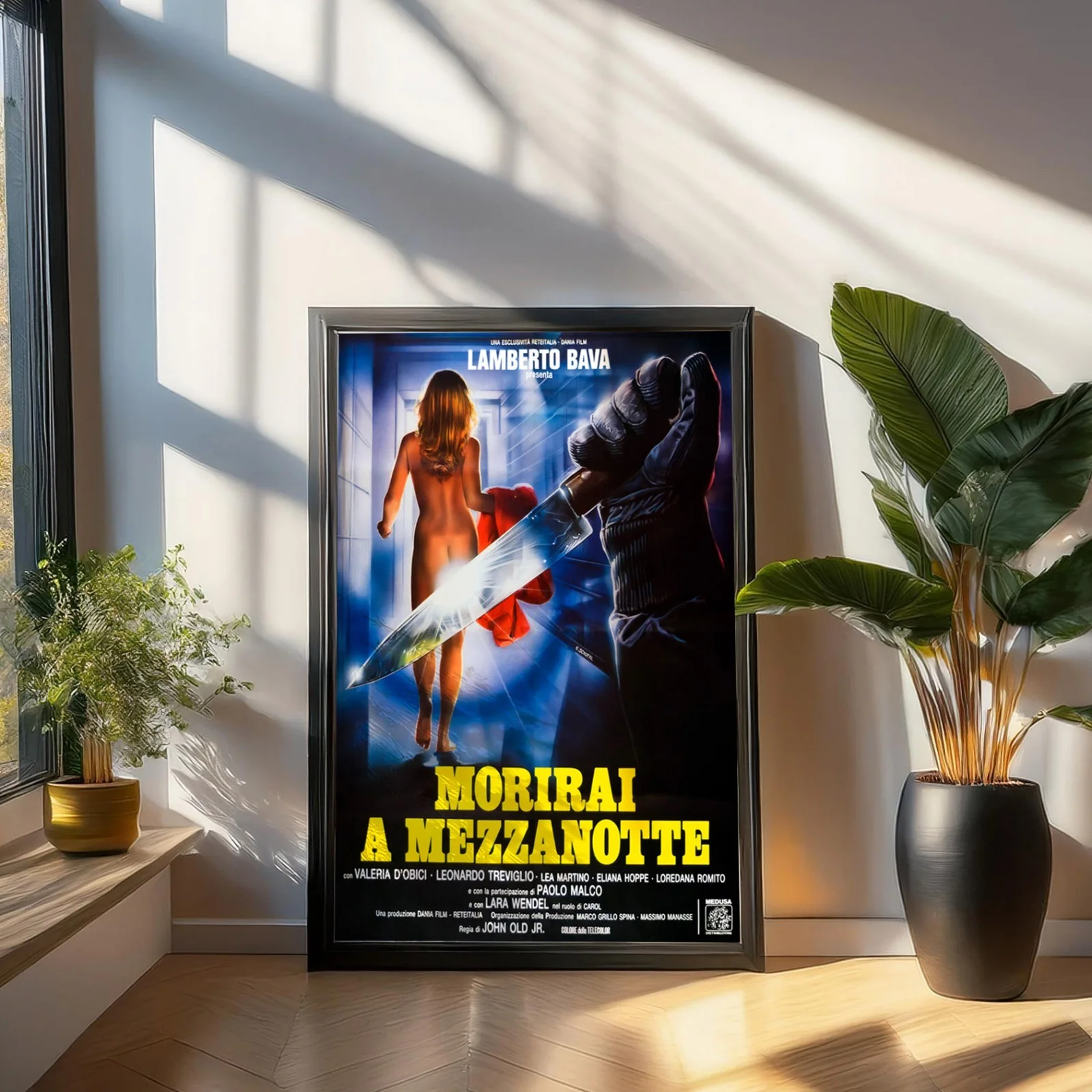 Morirai a Mezzanotte - 1986 Giallo Horror / Crime - Restored Soggettone Poster, изображение 3