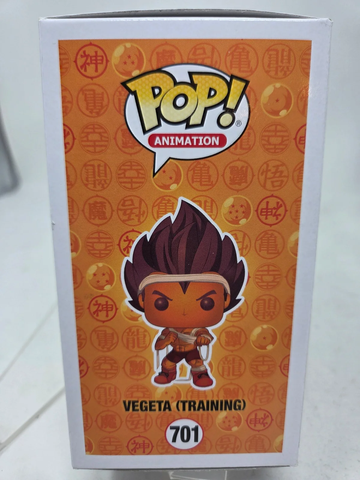 Chris Sabat — Vegeta signed Dragon Ball Z Funko Pop Figure 701 Training Chris Sabat Beckett, image 5