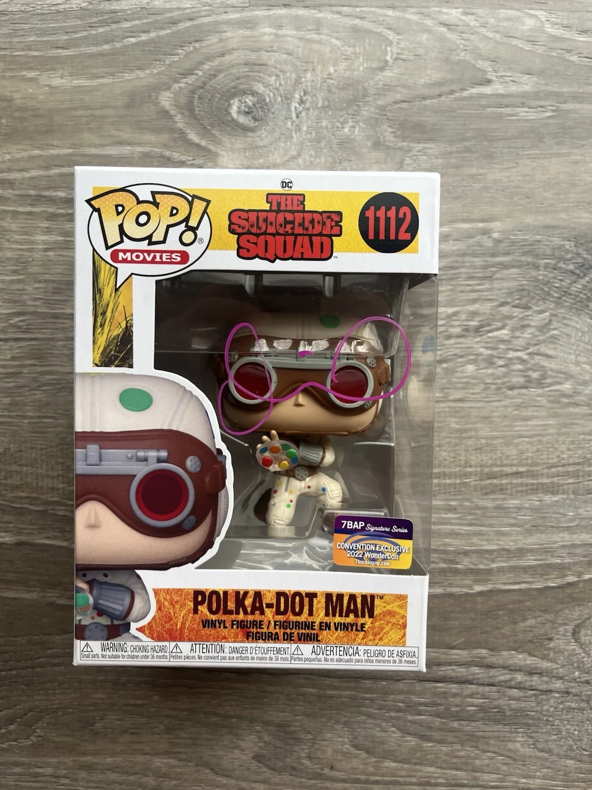 David Dastmalchian — David Dastmalchian Signed Polka Dot Man Funko Pop JSA COA Suicide Squad 7BAP, image 2