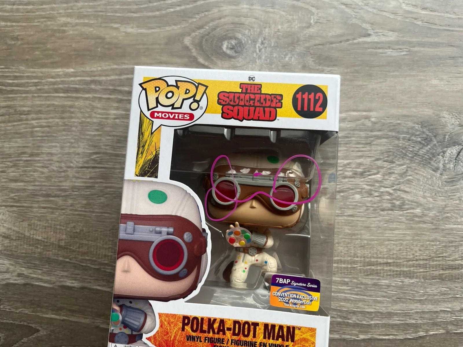 David Dastmalchian — David Dastmalchian Signed Polka Dot Man Funko Pop JSA COA Suicide Squad 7BAP, image 3