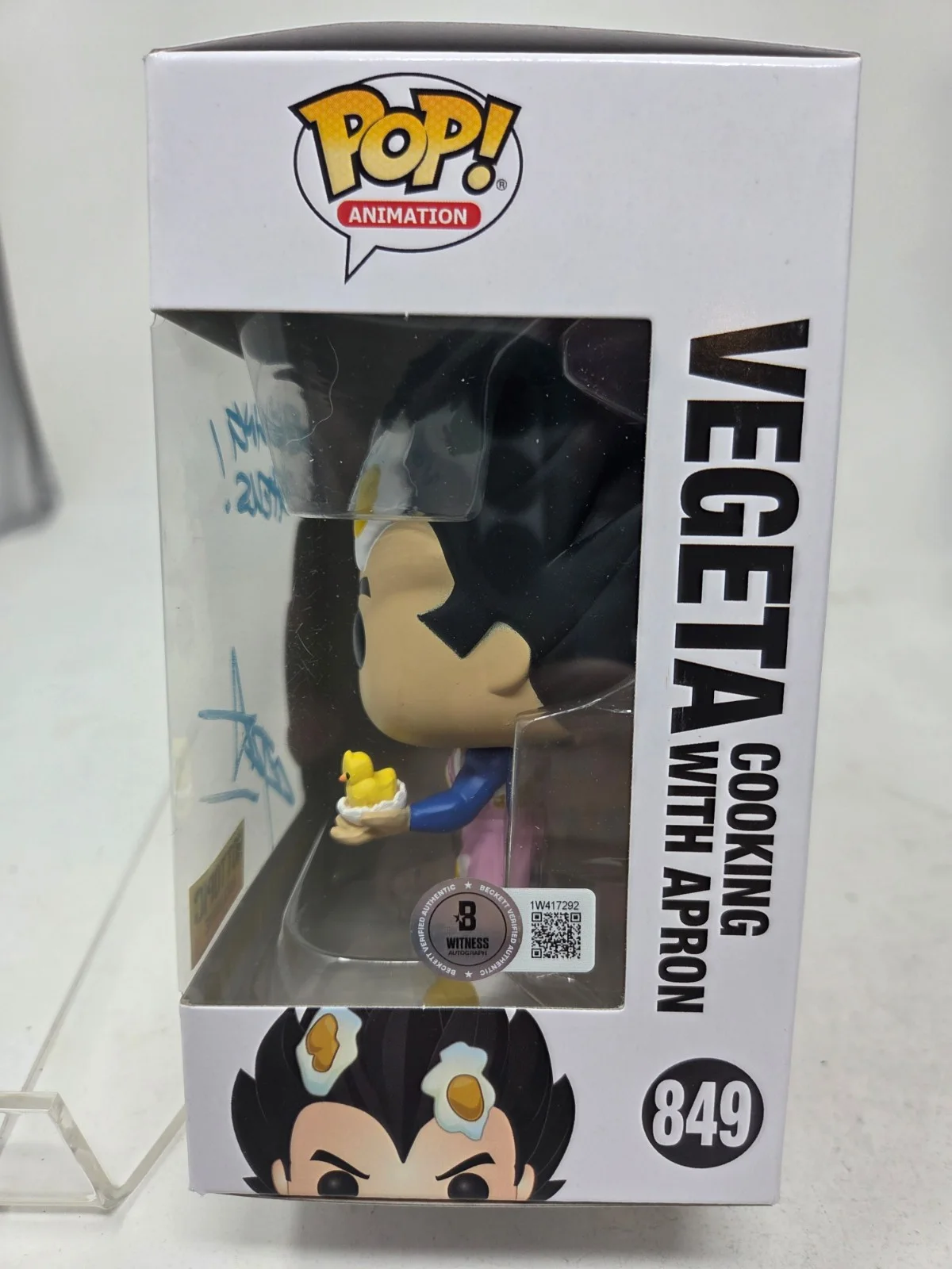 Chris Sabat — Vegeta signed Dragon Ball Z Funko Pop Figure 849 Cooking Chris Sabat Beckett, изображение 2
