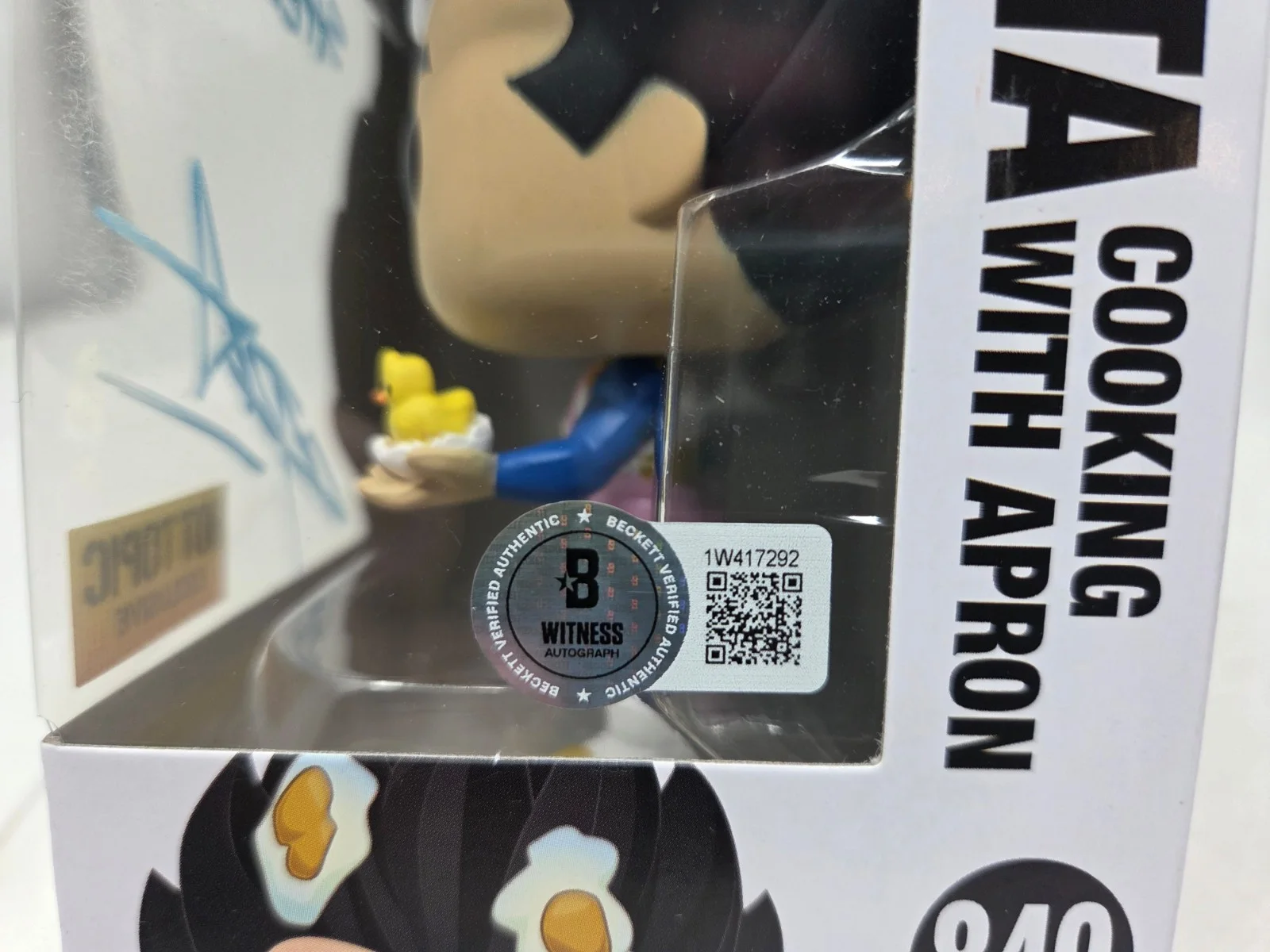 Chris Sabat — Vegeta signed Dragon Ball Z Funko Pop Figure 849 Cooking Chris Sabat Beckett, изображение 4