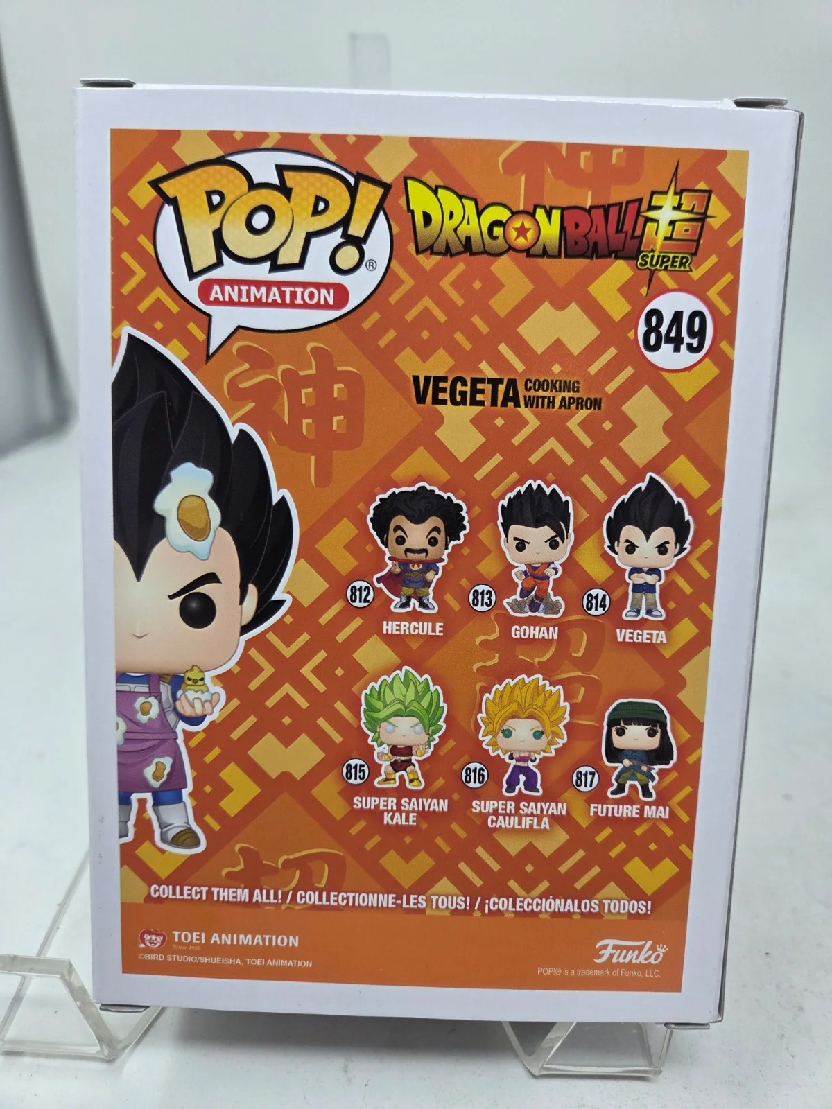Chris Sabat — Vegeta signed Dragon Ball Z Funko Pop Figure 849 Cooking Chris Sabat Beckett, изображение 5
