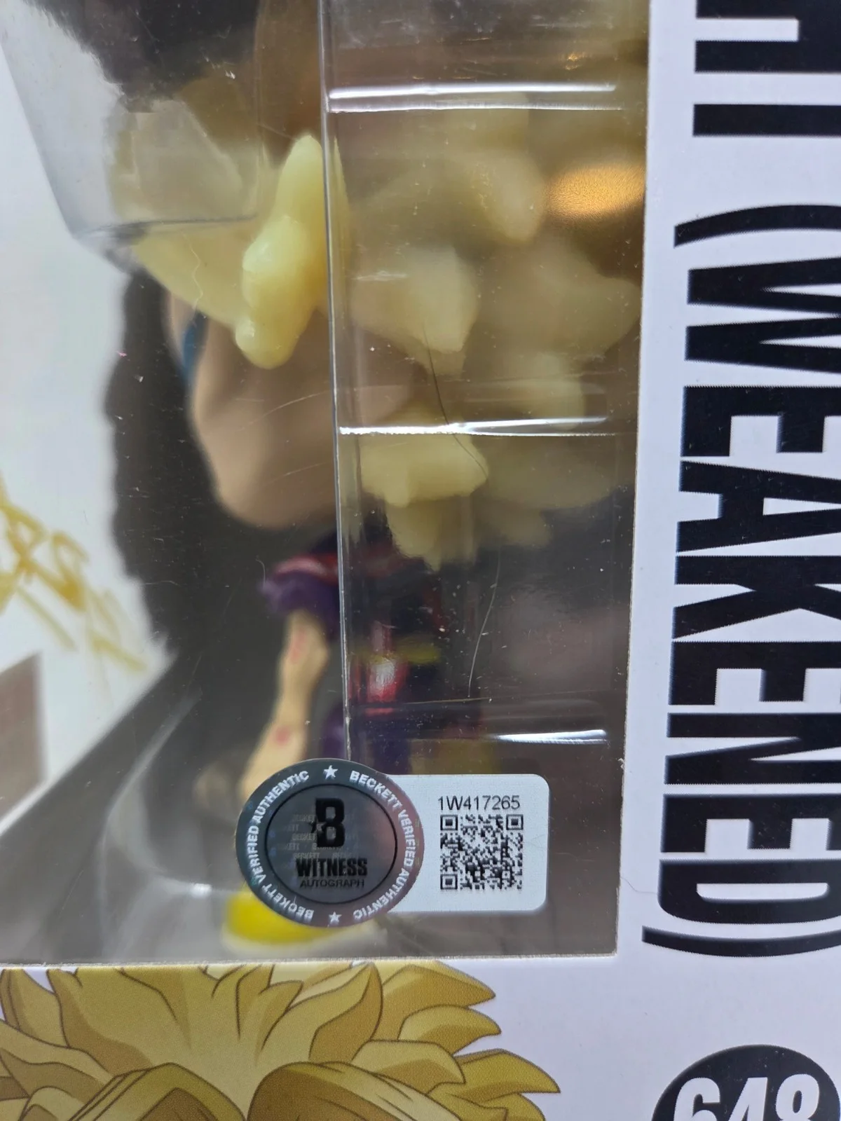 Chris Sabat — All Might signed My Hero Academia Funko Pop Figure 648 Chris Sabat Beckett, изображение 3