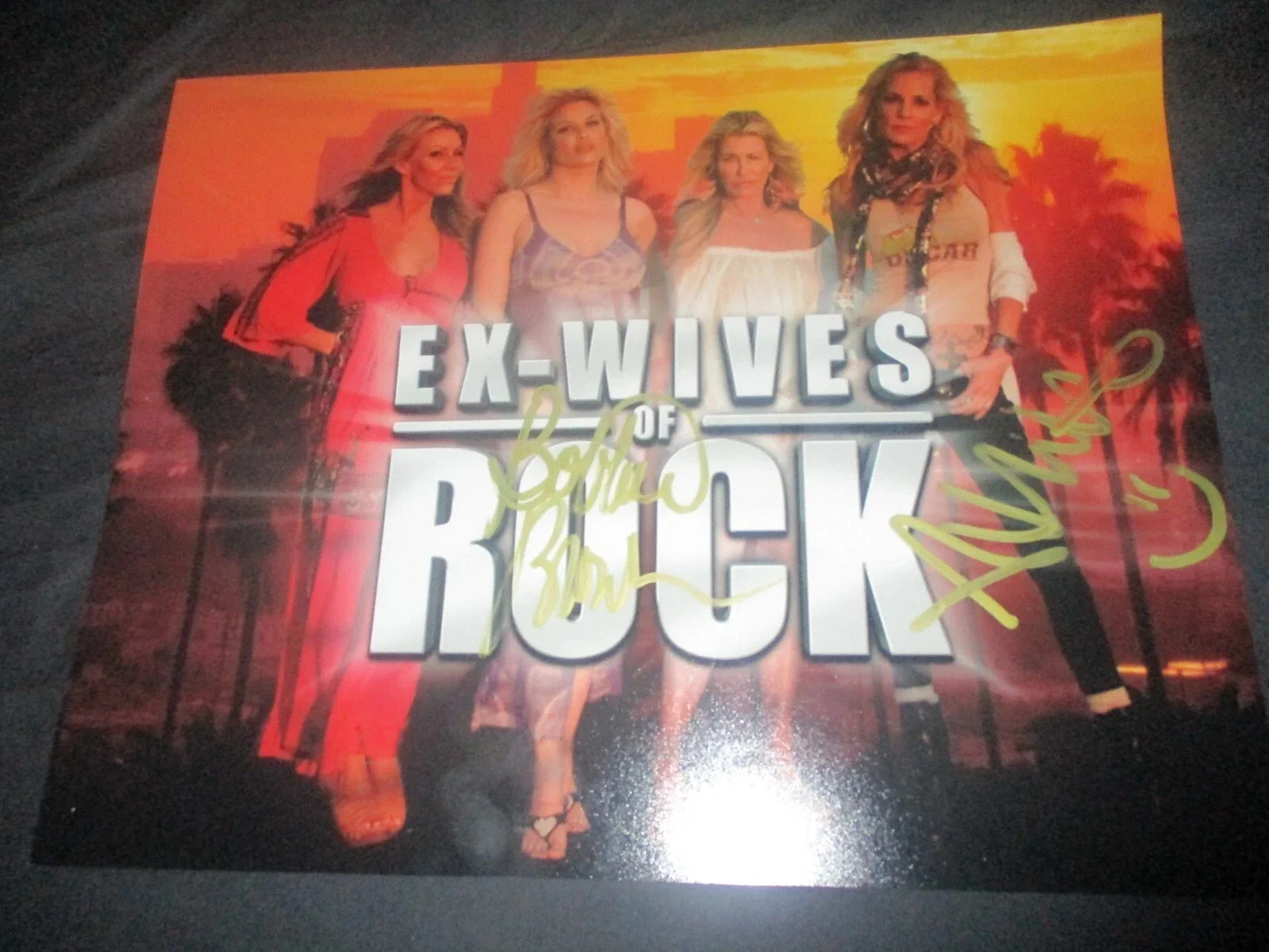 BOBBIE BROWN/ATHENA LEE — EX-WIVES OF ROCK AUTHENTIC SIGNED/AUTOGRAPHED 11X14 PHOTO BOBBIE BROWN + 1, image 2