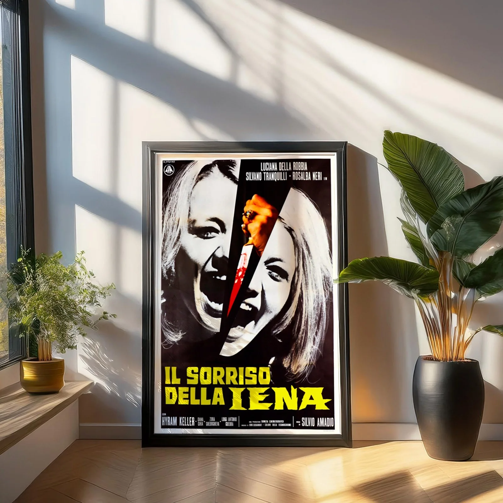Il Sorriso Della Iena - 1972 Giallo Horror - Restored Soggettone Poster, image 3