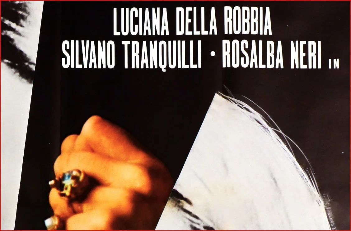 Il Sorriso Della Iena - 1972 Giallo Horror - Restored Soggettone Poster, image 4