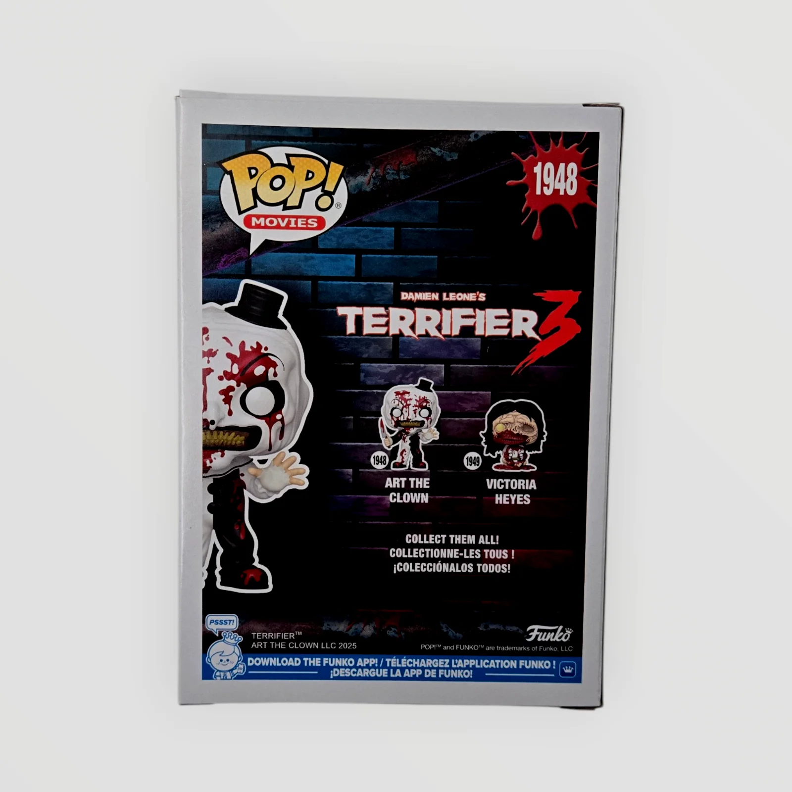 David Howard Thornton — David Howard Thornton Signed Funko Pop Terrifier Art Clown Autograph Beckett 26, image 3